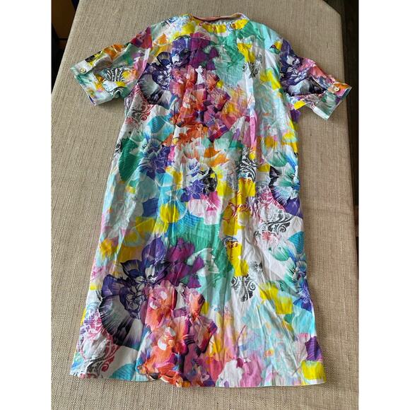 ROBERT GRAHAM MACIE CAROLINE DRESS COTTON BLEND M - Picture 13 of 13